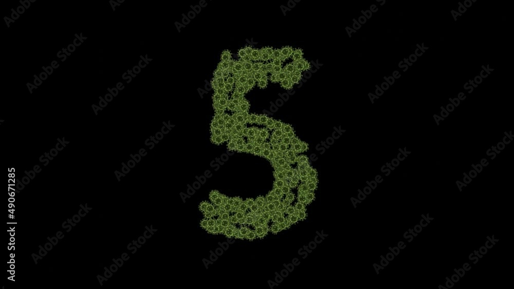 Animation of Moving Viruses - Number 5 Animation of Moving Viruses - Number 5