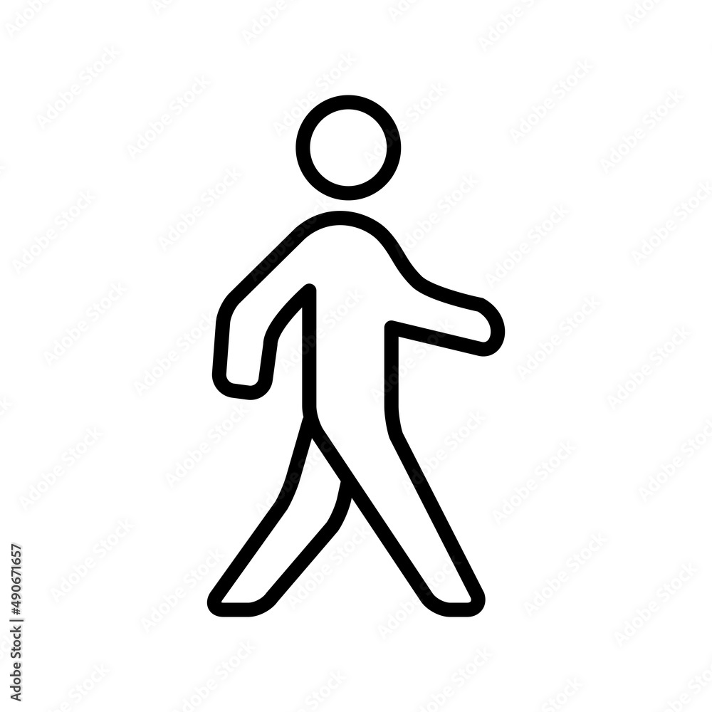 People Walk,Run Icon Logo Design Vector Template Illustration People Walk,Run Icon Logo Design Vector Template Illustration