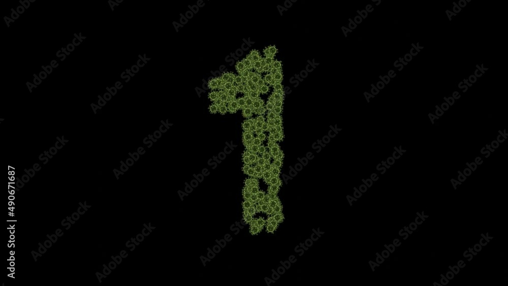 Animation of Moving Viruses - Number 1 Animation of Moving Viruses - Number 1