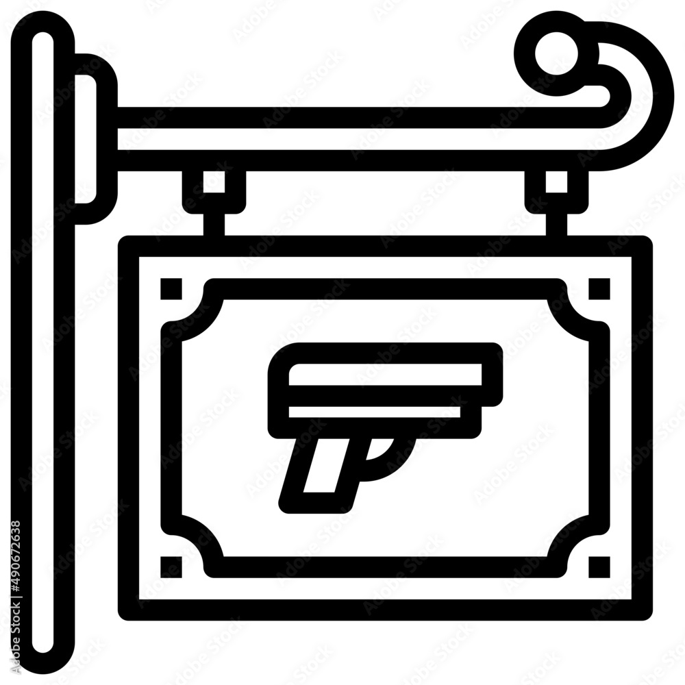 SIGN line icon,linear,outline,graphic,illustration SIGN line icon,linear,outline,graphic,illustration