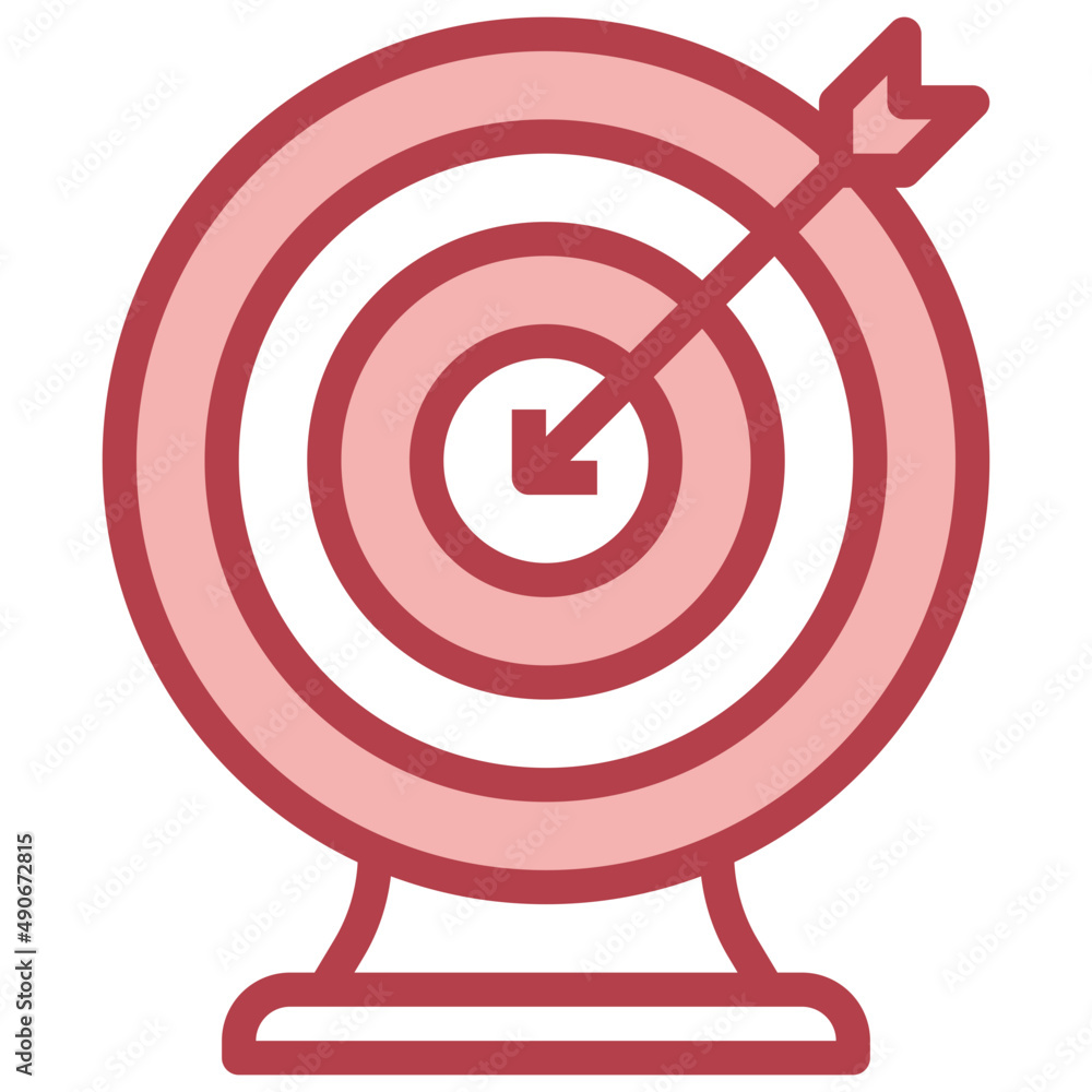 BULLAEYE red line icon,linear,outline,graphic,illustration BULLAEYE red line icon,linear,outline,graphic,illustration