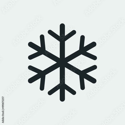 Winter snow vector icon illustration sign photo