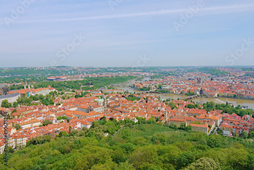 Panoramic photo of Prague, Czech Republic