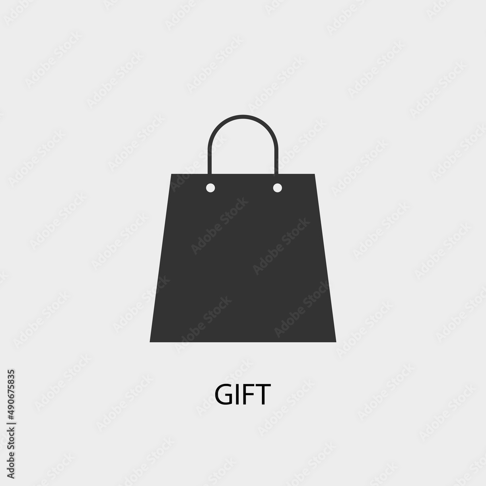 Gift vector icon illustration sign Gift vector icon illustration sign