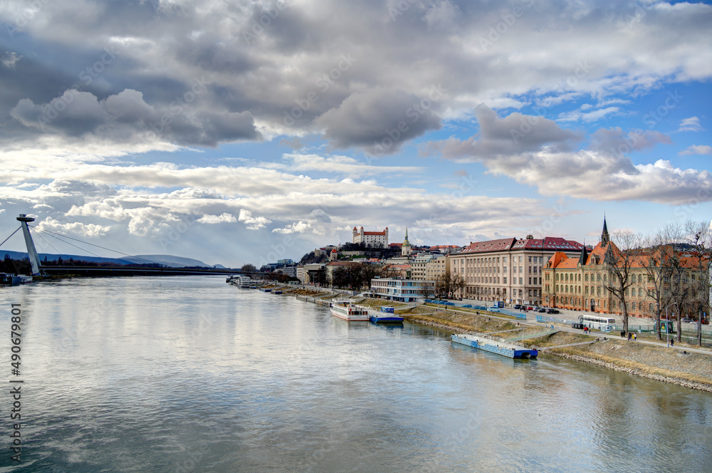 Bratislava Landmarks, Slovakia, HDR Image