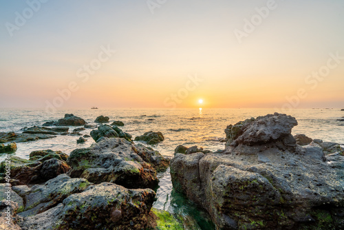 The coast of Weizhou Island in Beihai, Guangxi Province, China