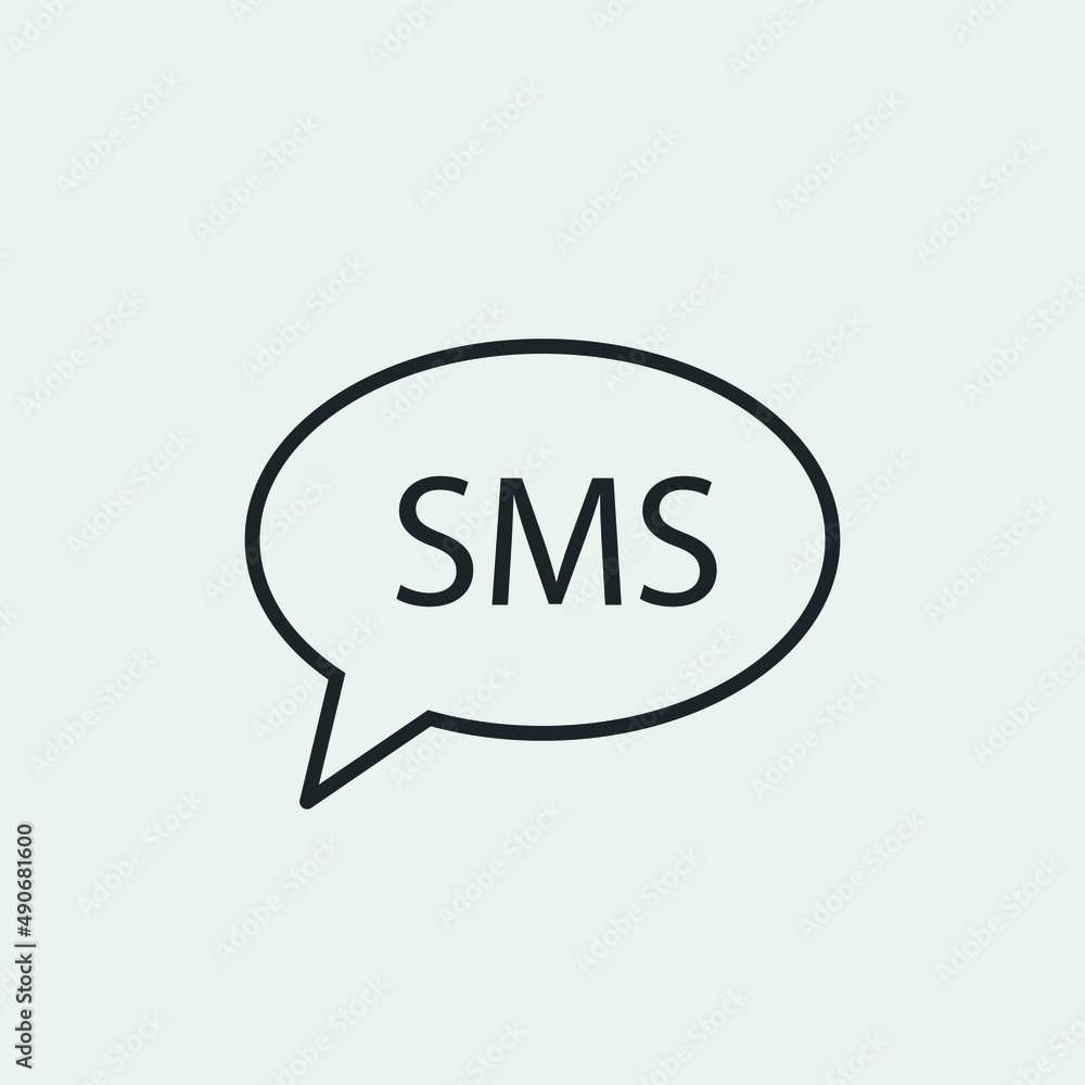 Message vector icon illustration sign Message vector icon illustration sign