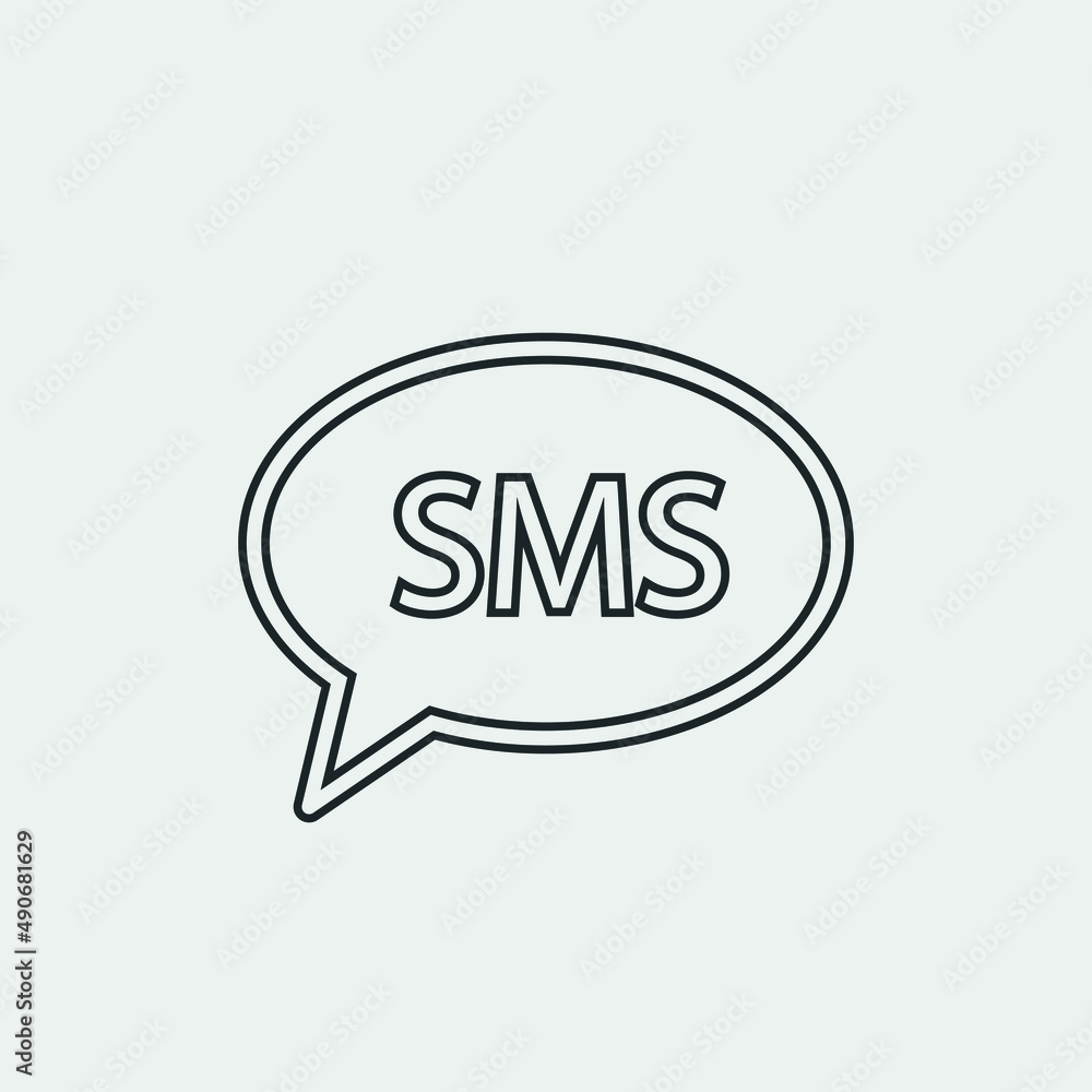 Message vector icon illustration sign Message vector icon illustration sign