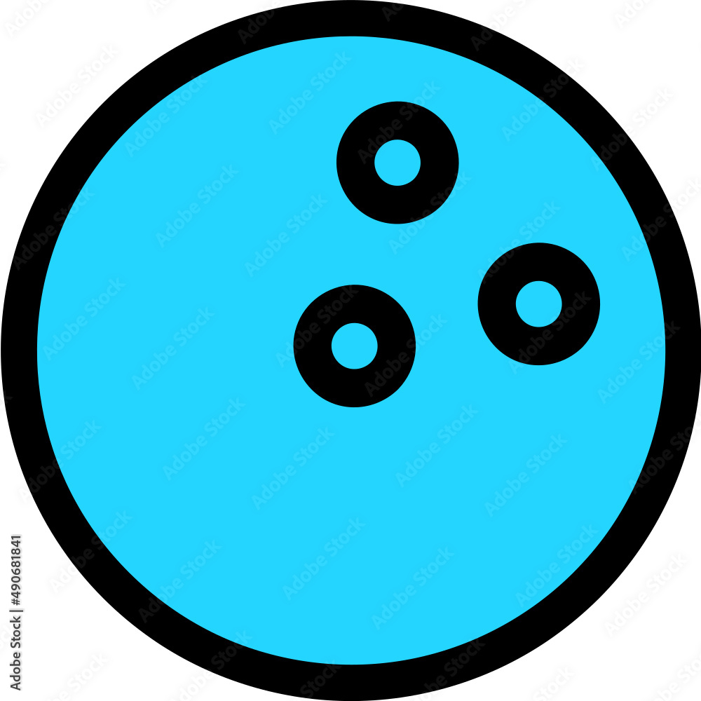 Fototapeta premium bowling ball icon vector
