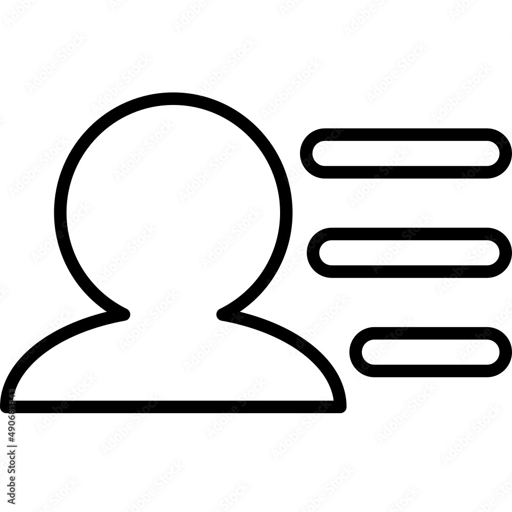 User identity icon vector User identity icon vector