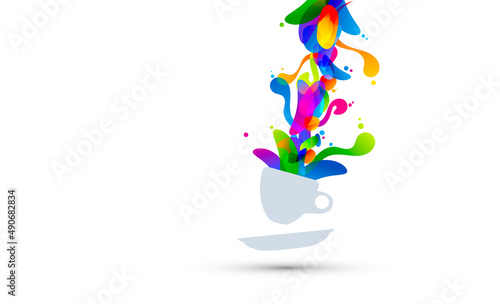 tazza, tazzina, caffè, bevanda, inizio di giornata positivo