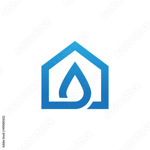 water house logo design