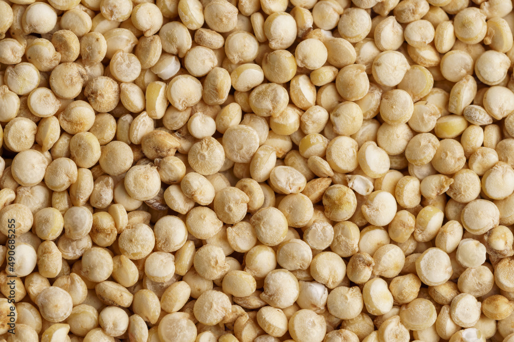 White quinoa seeds macro shot. White quinoa seeds macro shot.