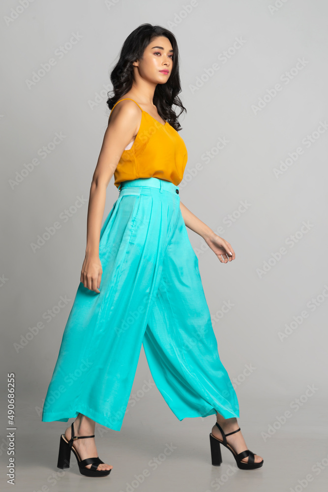 Fashion Model in Casual Clothes Fashion Model in Casual Clothes