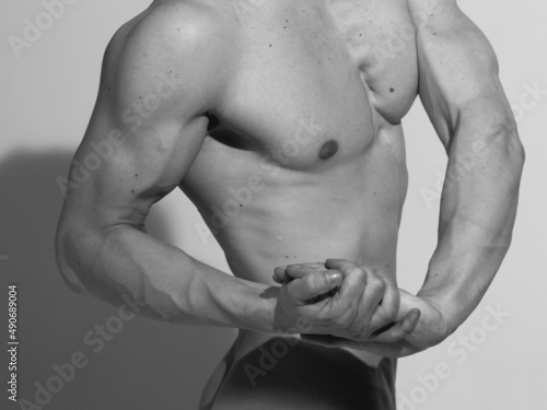 athletic male body