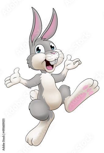 Easter Bunny Cartoon Rabbit Illustration photo