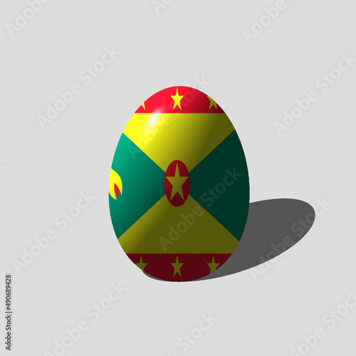 country flag sphere illustration