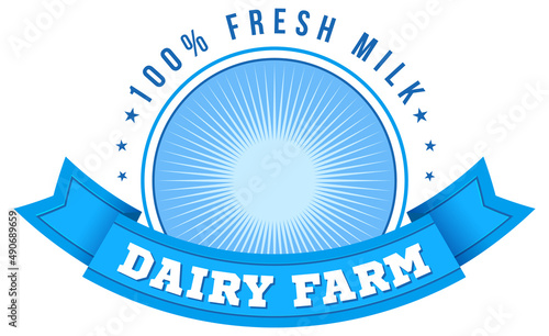 A Dairy farm text label
