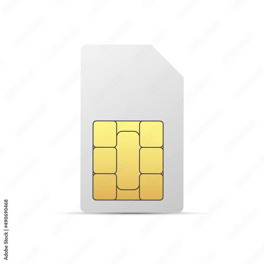 Sim card vector mobile phone icon chip. Vector cellphone simcard set Sim card vector mobile phone icon chip. Vector cellphone simcard set