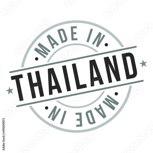 Made In Thailand Stamp Logo Icon Symbol Design. Seal Badge National Product vector.