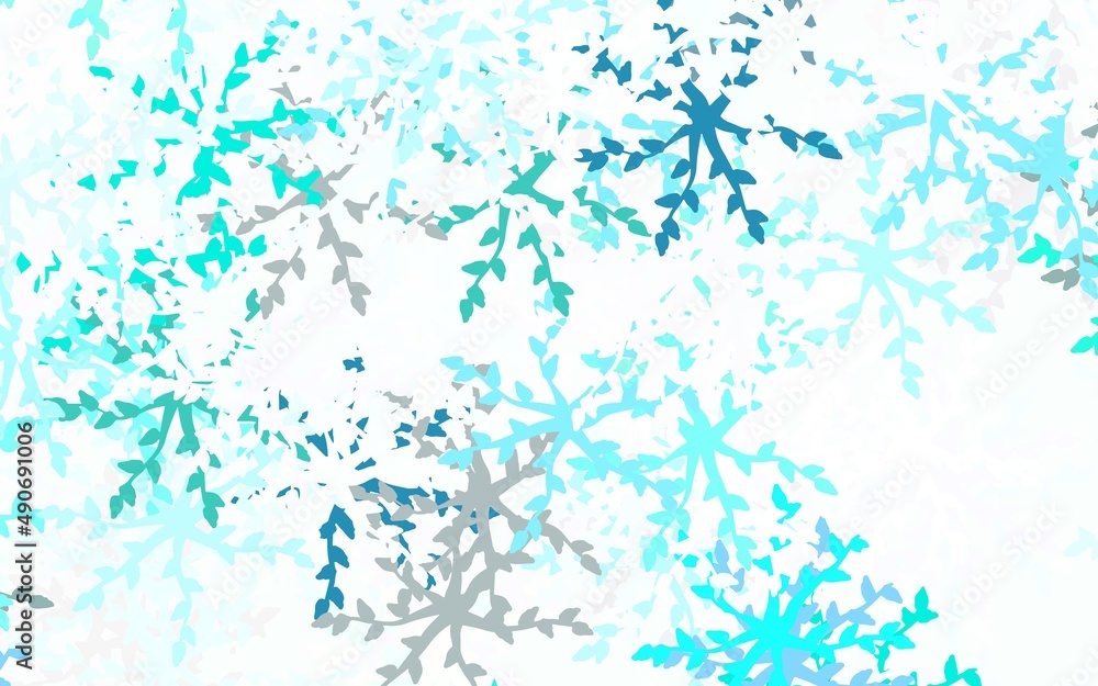 Light Green vector pattern with random forms. Light Green vector pattern with random forms.