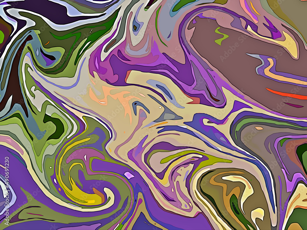 An abstract fluid art background with beautiful fantasy ink patterns An abstract fluid art background with beautiful fantasy ink patterns