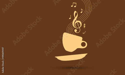 icona grafica, caffè, caffeina, musica