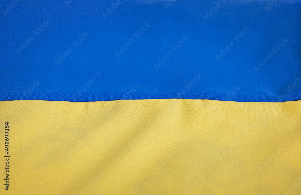 Obraz premium flag of Ukraine. conflict between Ukraine and Russia. war in the world