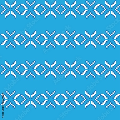 Christmas Fair Isle Seamless Pattern Design