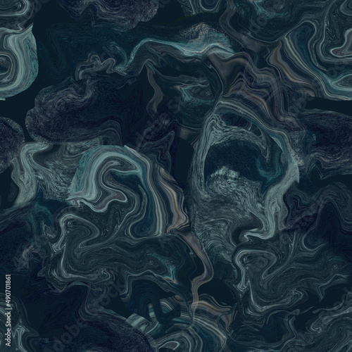 Seamless marble patterns. Smooth flows, stone imitation, natural stone cut, flowing shapes fluid art, alcohol ink. seamless patterns for surface design. Marine, natural design.