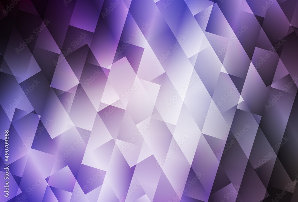 Fototapeta premium Light Purple vector background in polygonal style.