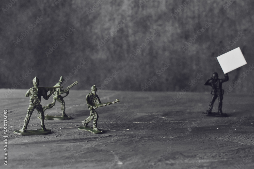 Obraz premium Plastic Soldier