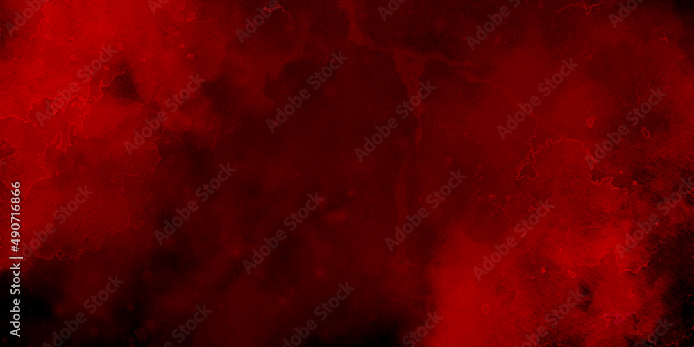 Grunge red scratched texture background and Stone wall background texture - vintage. Red wall abstract background gradient.