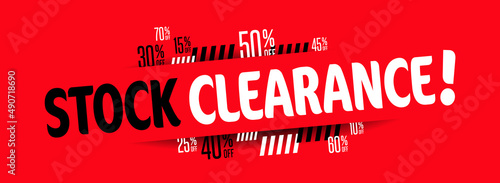 Stock clearance