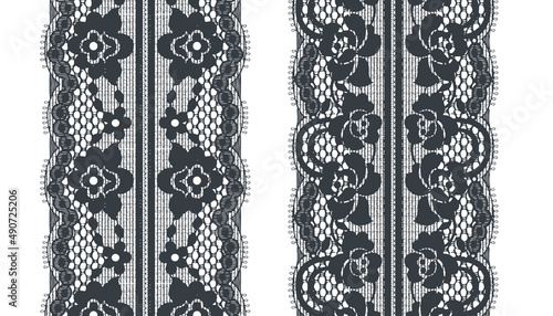 Two Pieces Vintage Lace Trim