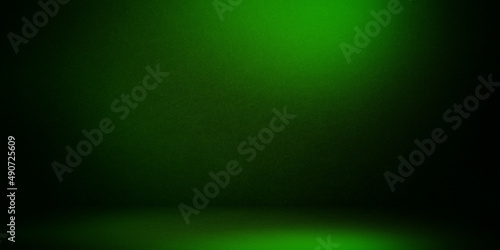 ury green abstract grunge background. Christmas Valentines layout design,studio,room. Business report with smooth circle gradient color  © gojalia