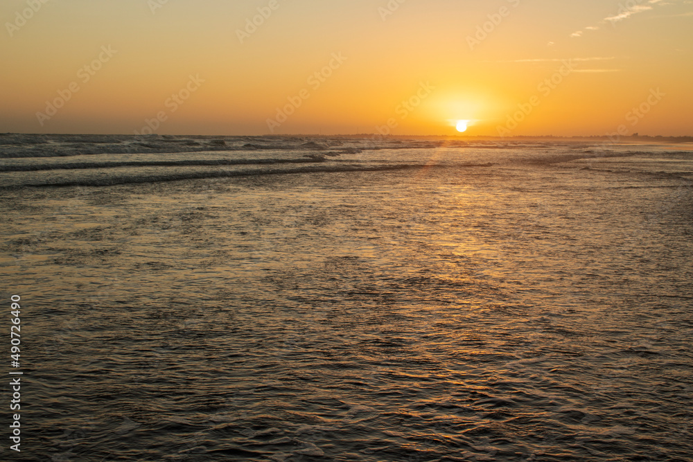 Fototapeta premium sunset over the sea