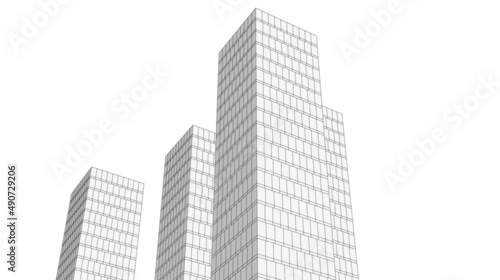 city skyscrapers