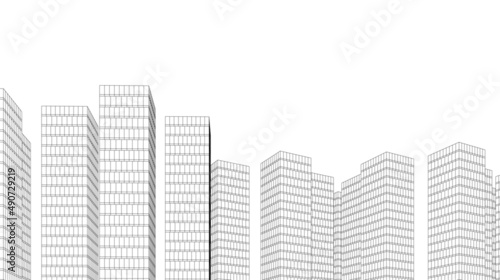 city skyscrapers