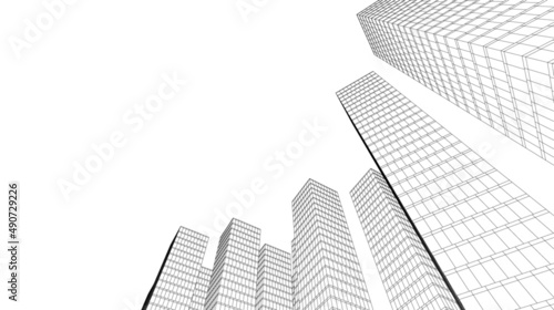 city skyscrapers