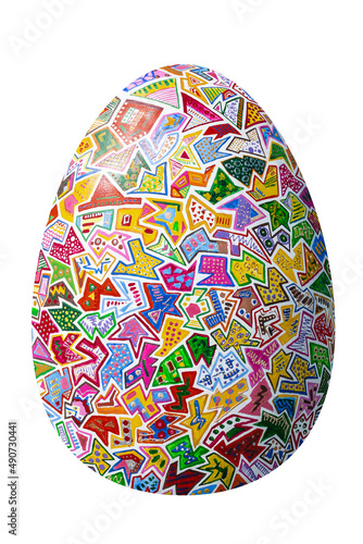 Painted eggs. Celebration of Novruz Bayram in the East. Easter celebration for Christians. Ramadan.