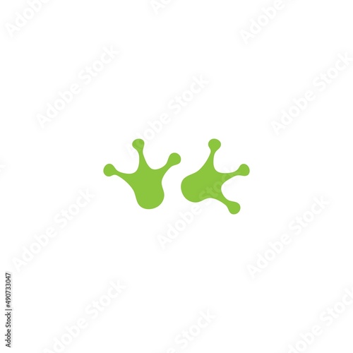 Frog icon template vector