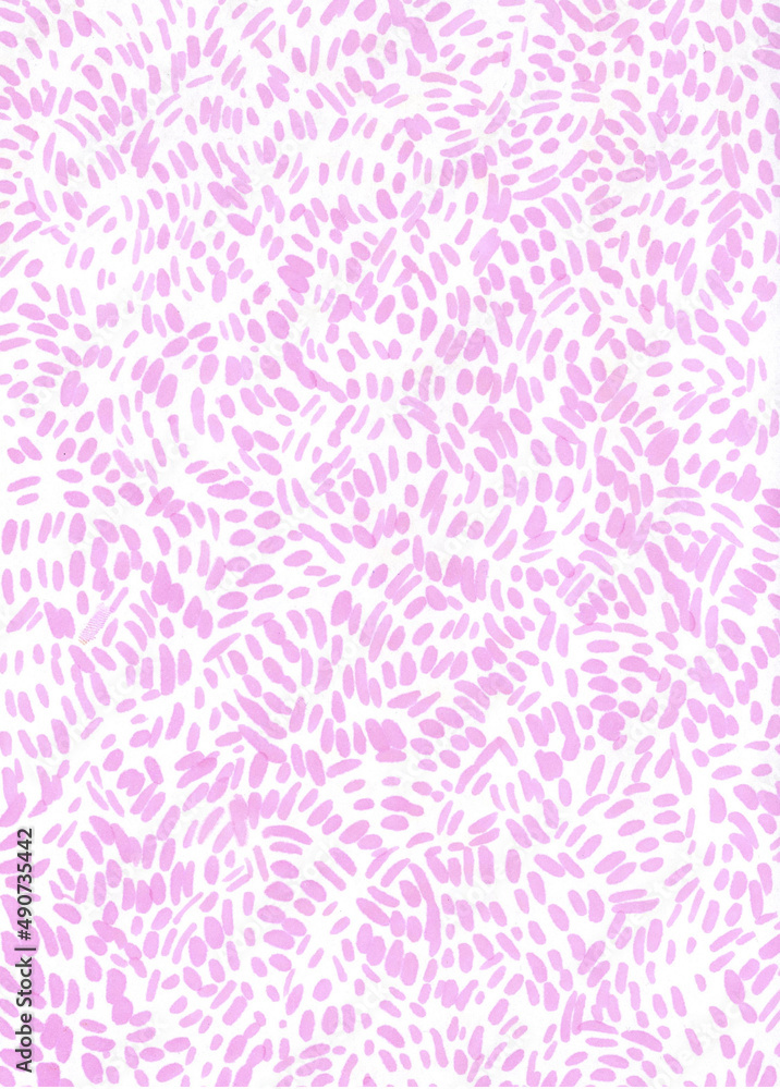 pink marker doodles on white paper background pink marker doodles on white paper background