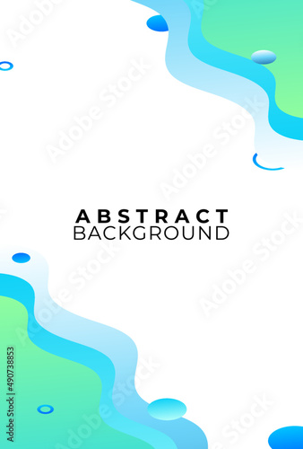 Abstract liquid wave background. Creative fluid style poster. Ideal for party, banner, cover, print, promotion, sale, greeting, ad, web, page, header, landing, social media.