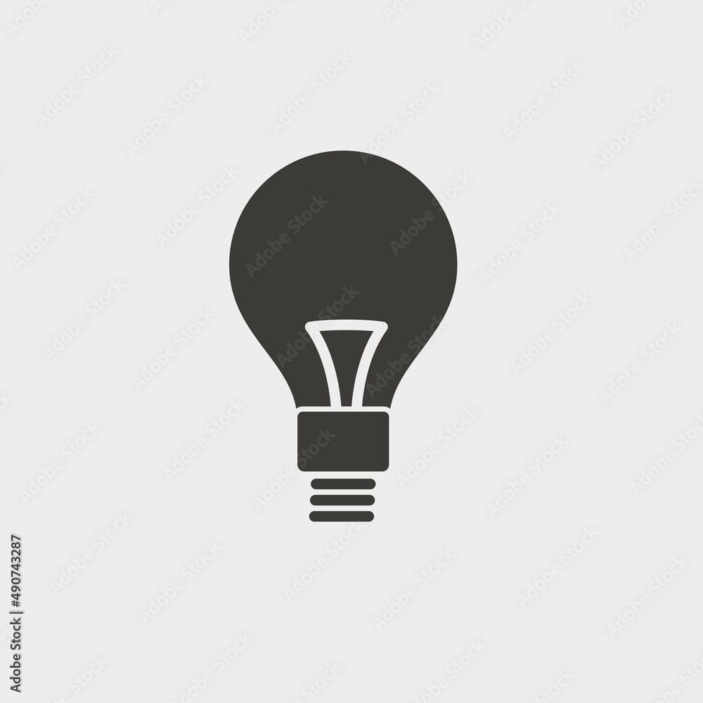 bulb icon vector illustration and symbol for website and graphic design bulb icon vector illustration and symbol for website and graphic design