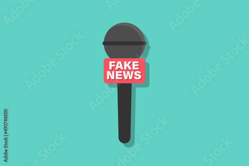 Fake news vector design illustration