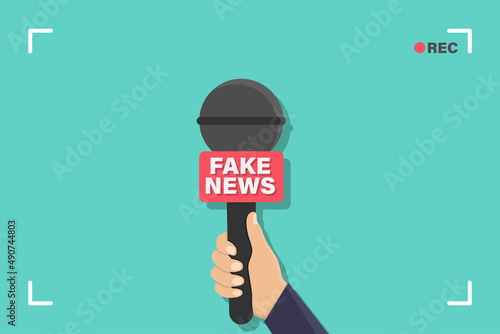 Fake news vector design illustration