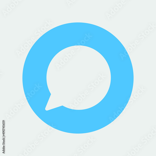 chatting icon vector illustration and symbol for website and graphic design