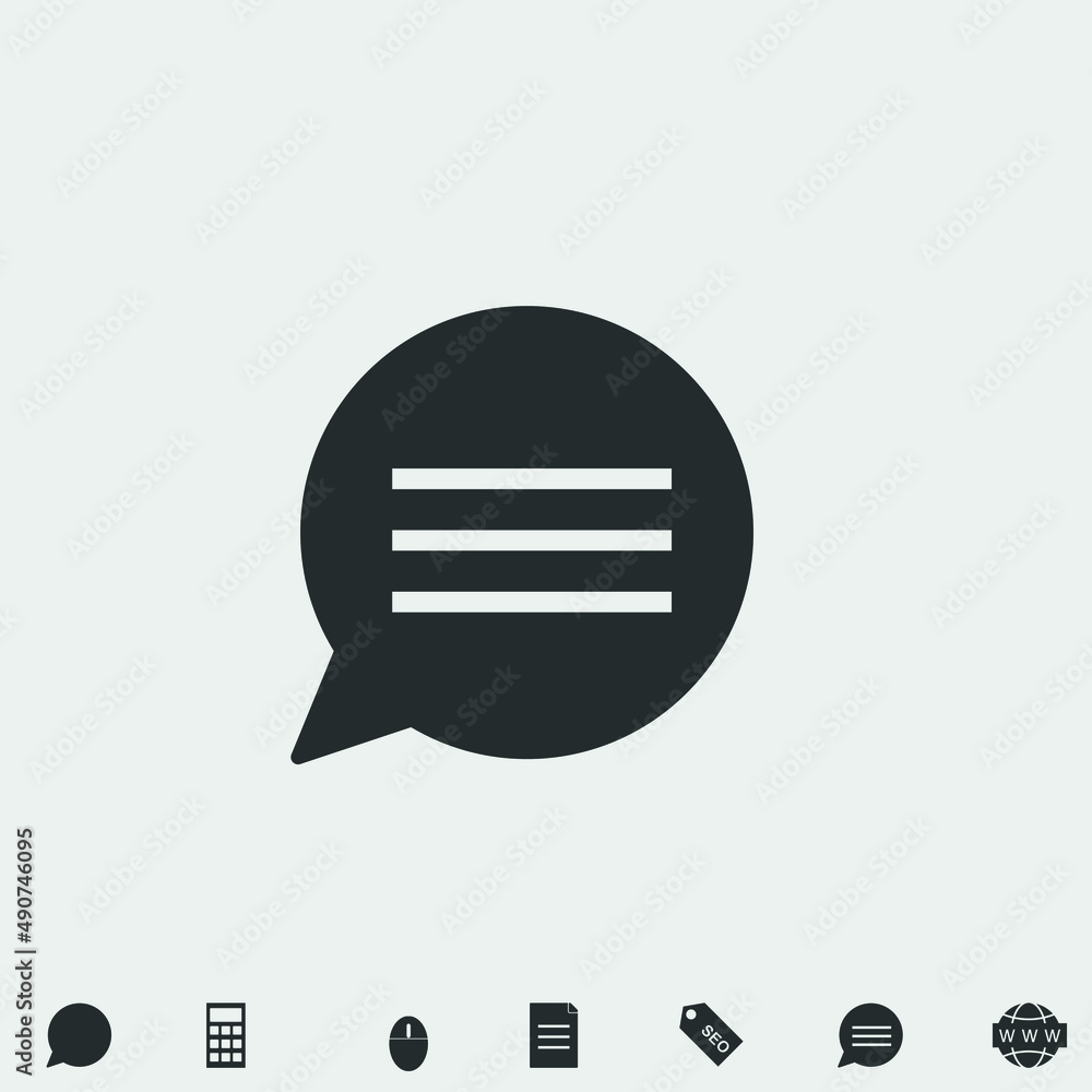 chatting icon vector illustration and symbol for website and graphic design chatting icon vector illustration and symbol for website and graphic design
