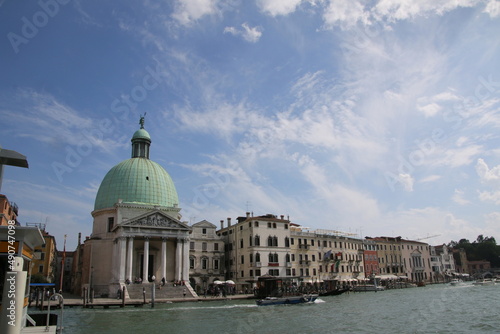 The domed building by the Venetian canal.